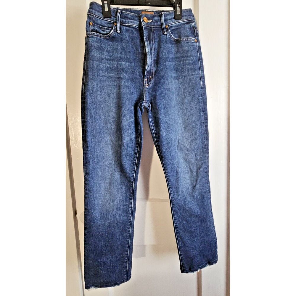 MOTHER the‎ swooner rascal ankle jeans raw hem Sz 26